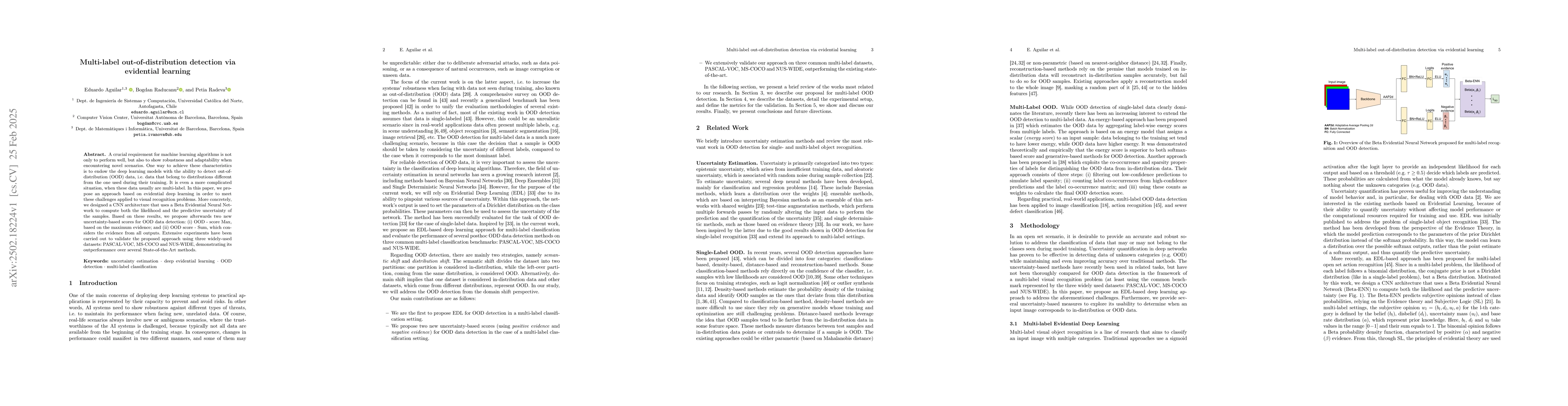 Thumbnail for Multi-label out-of-distribution detection via evidential learning