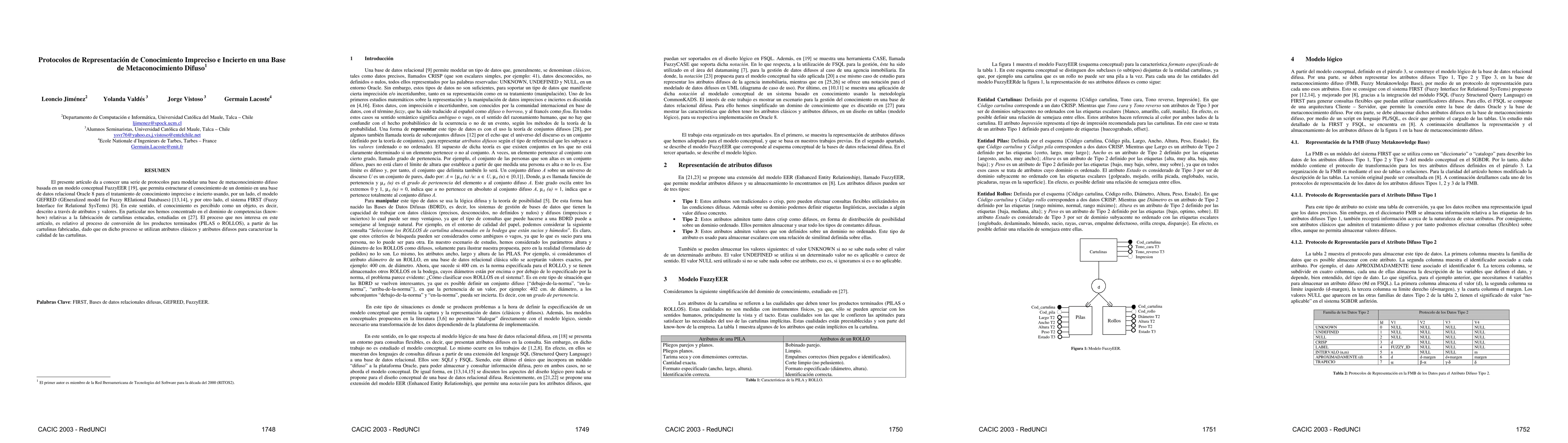 Thumbnail for Imperfect Knowledge Management (IKM) in GEFRED (GENeralized model for
  Fuzzy RElational Databases)