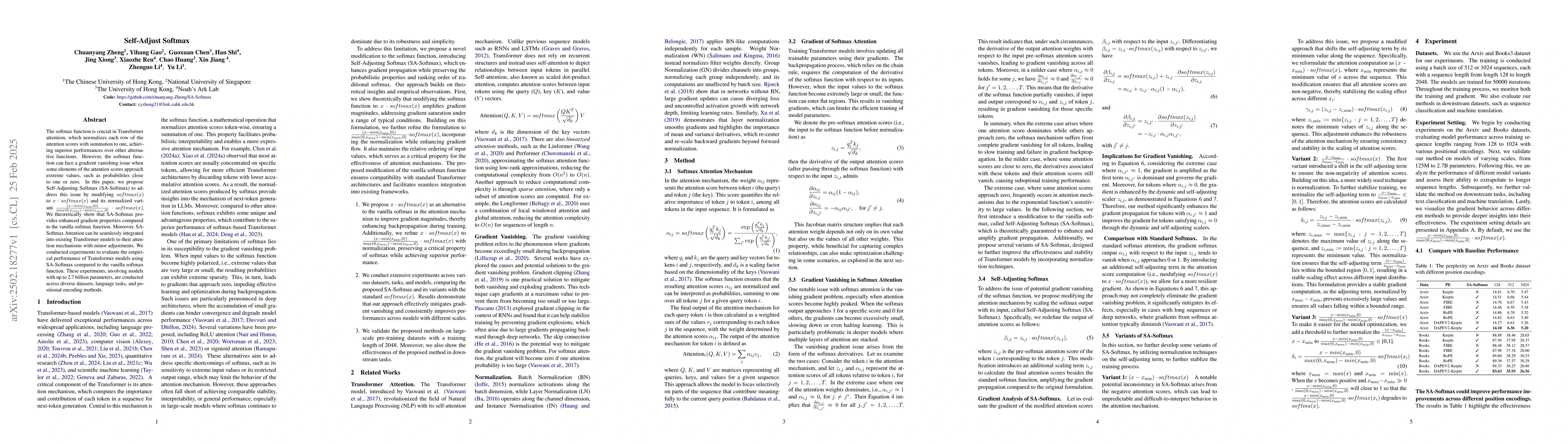 Thumbnail for Self-Adjust Softmax