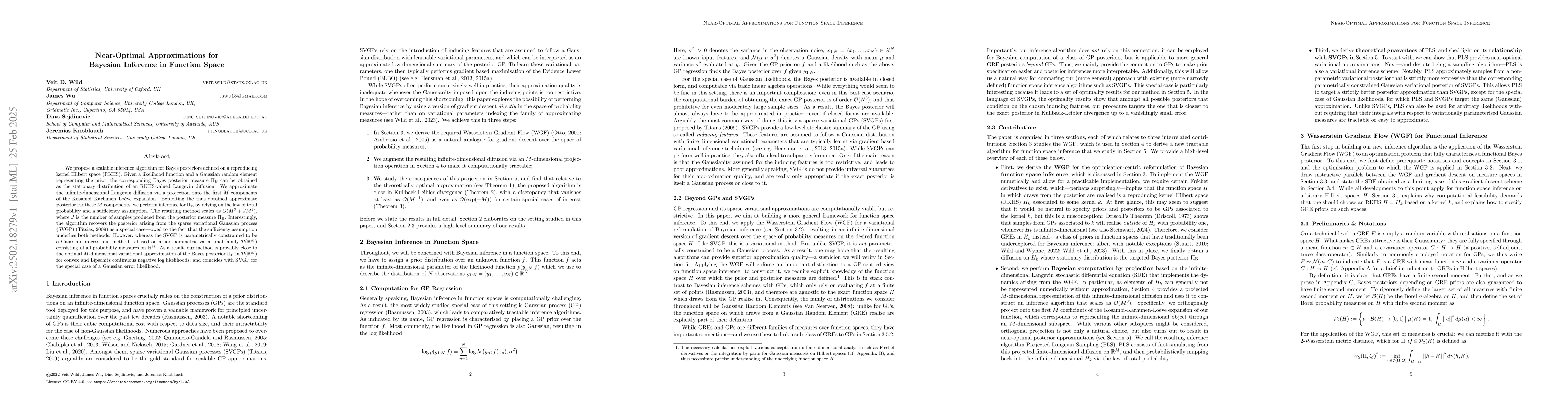 Thumbnail for Near-Optimal Approximations for Bayesian Inference in Function Space