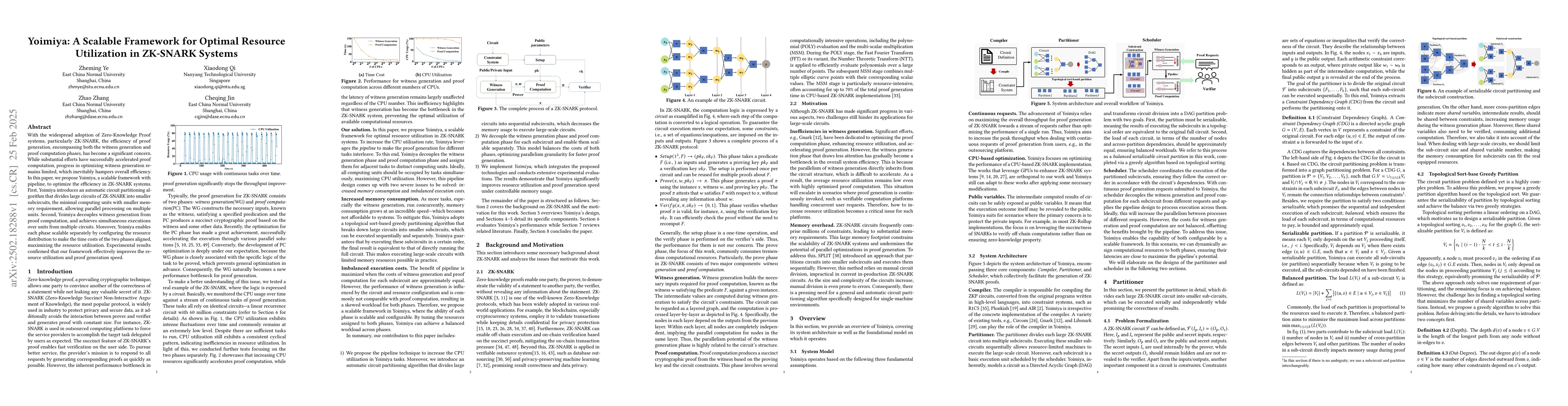 Thumbnail for Yoimiya: A Scalable Framework for Optimal Resource Utilization in
  ZK-SNARK Systems