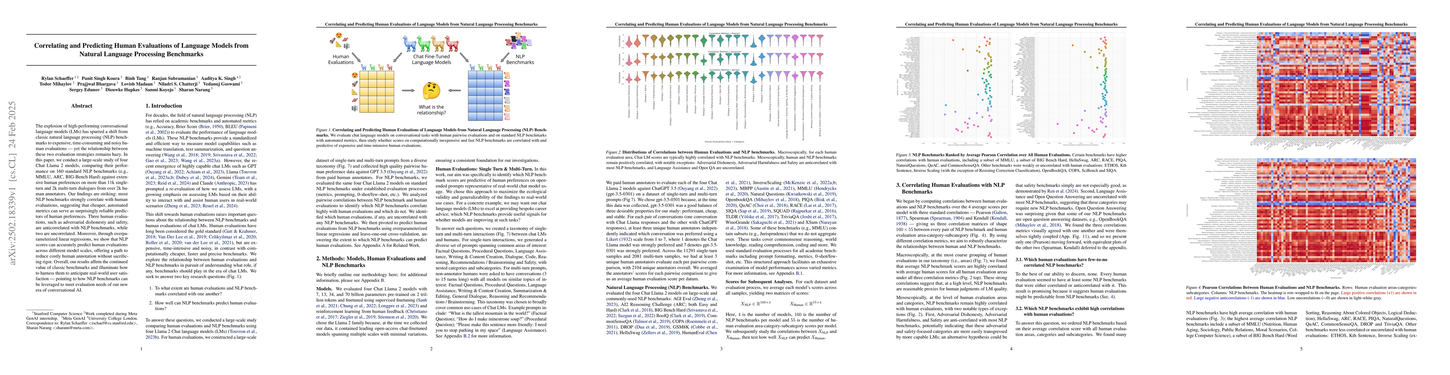 Thumbnail for Correlating and Predicting Human Evaluations of Language Models from
  Natural Language Processing Benchmarks