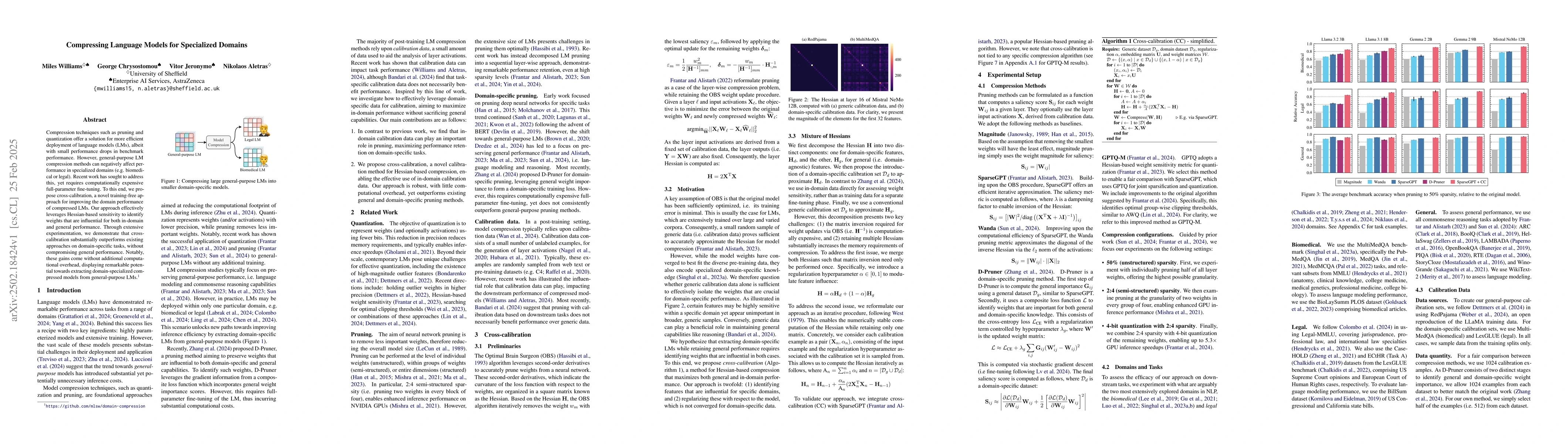 Thumbnail for Compressing Language Models for Specialized Domains