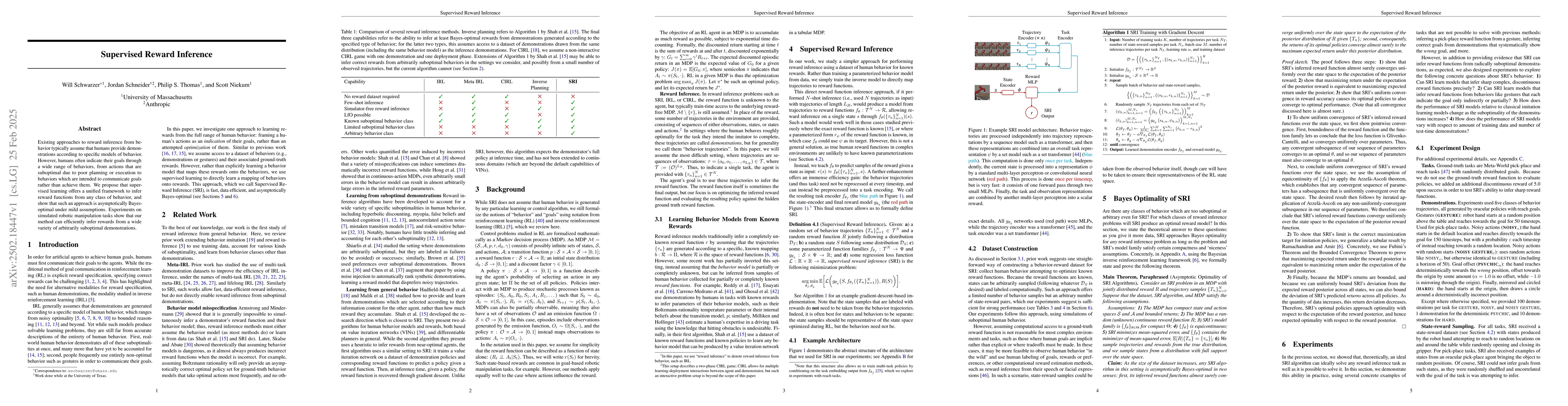 Thumbnail for Supervised Reward Inference