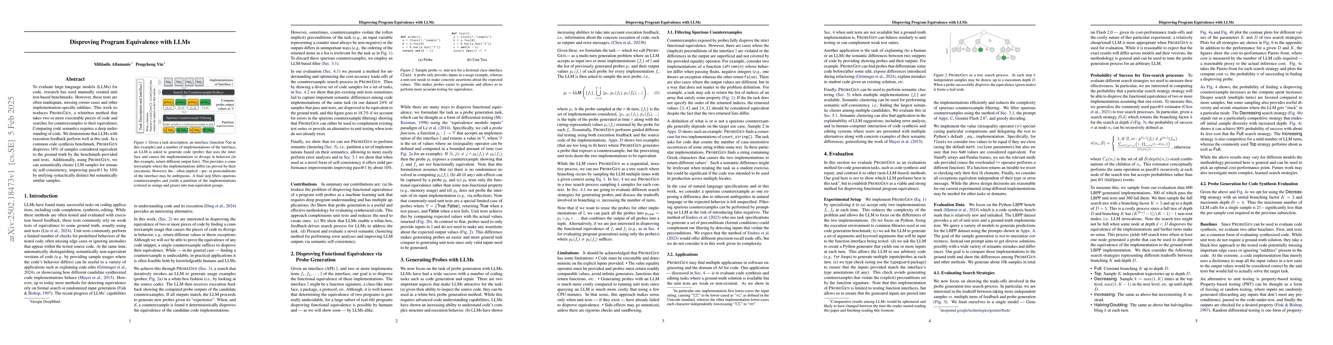 Thumbnail for Disproving Program Equivalence with LLMs
