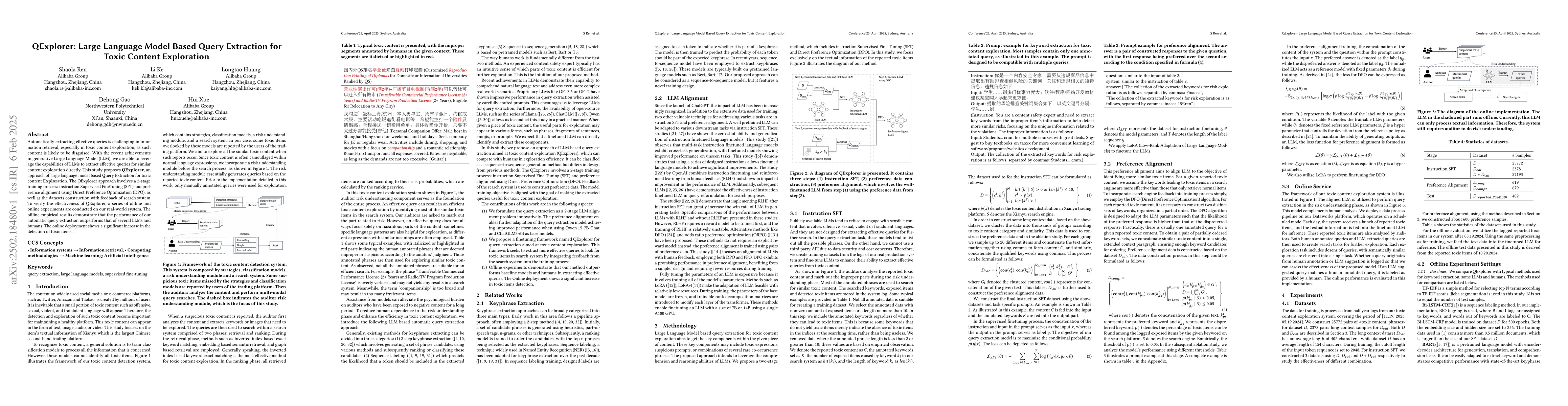 Thumbnail for QExplorer: Large Language Model Based Query Extraction for Toxic Content
  Exploration