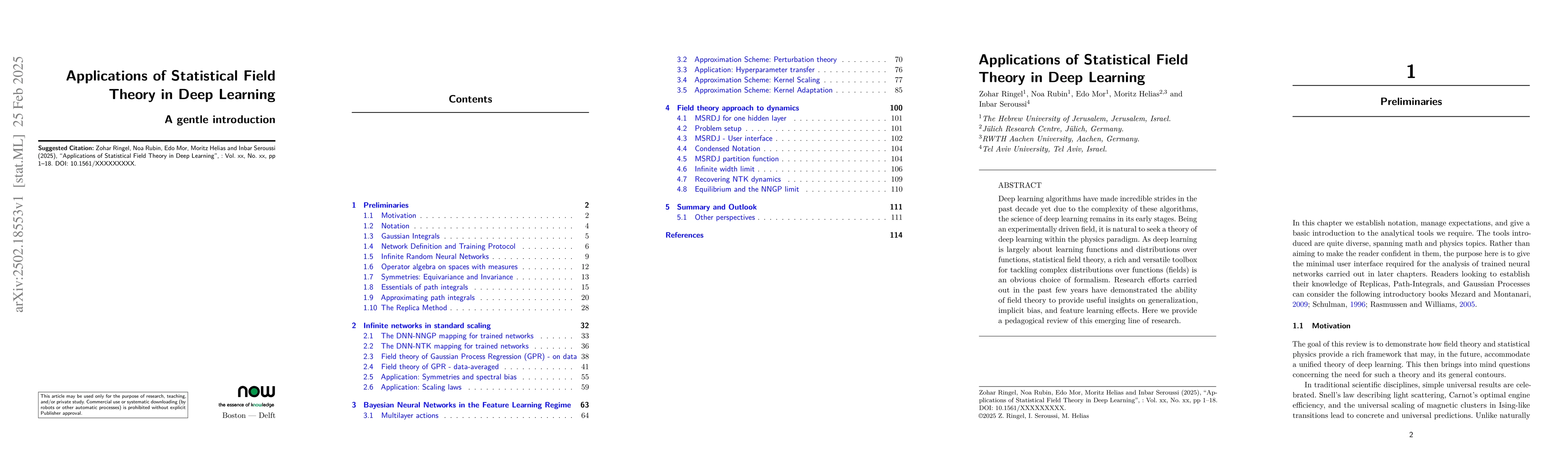 Thumbnail for Applications of Statistical Field Theory in Deep Learning