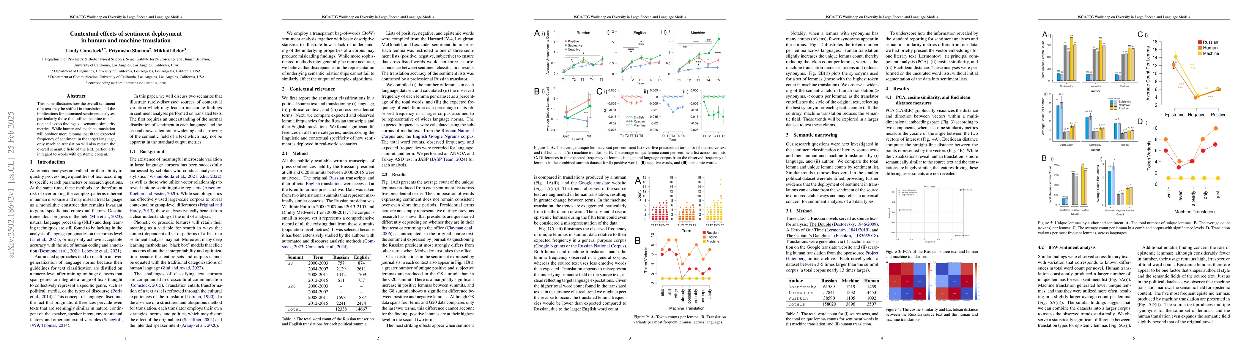 Thumbnail for Contextual effects of sentiment deployment in human and machine
  translation