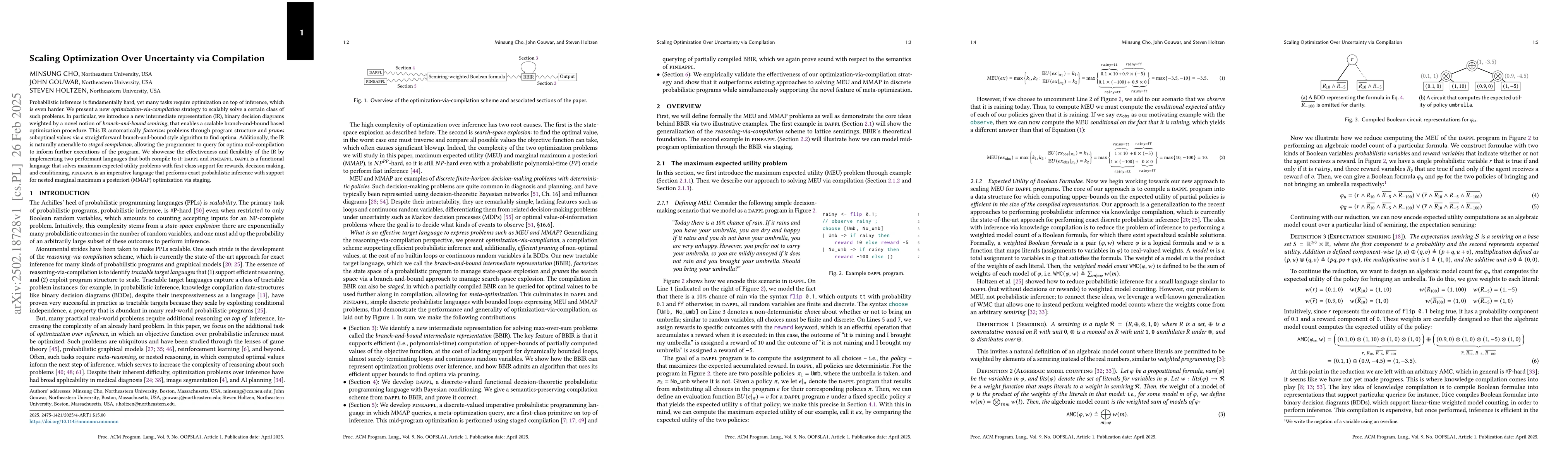 Thumbnail for Scaling Optimization Over Uncertainty via Compilation