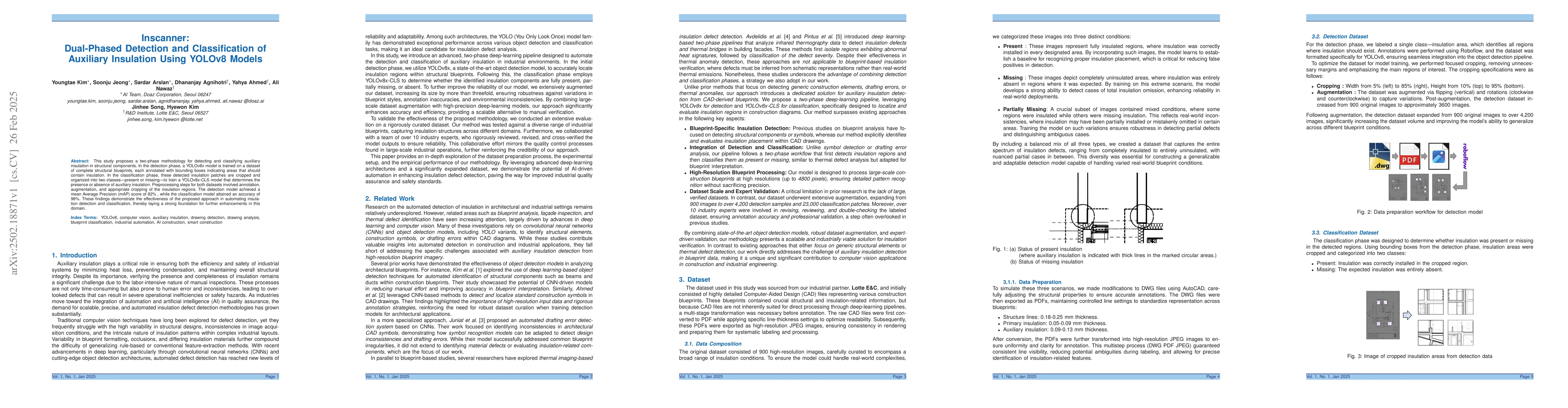 Thumbnail for Inscanner: Dual-Phase Detection and Classification of Auxiliary
  Insulation Using YOLOv8 Models