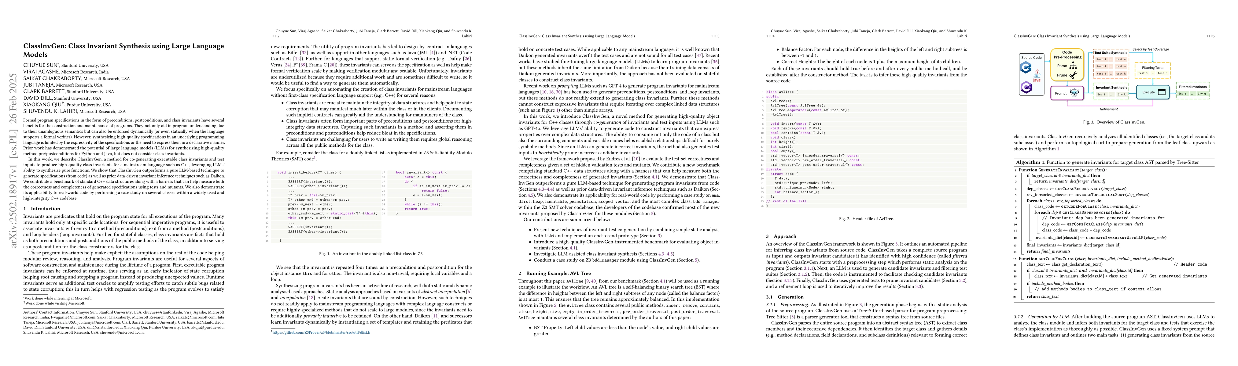 Thumbnail for ClassInvGen: Class Invariant Synthesis using Large Language Models