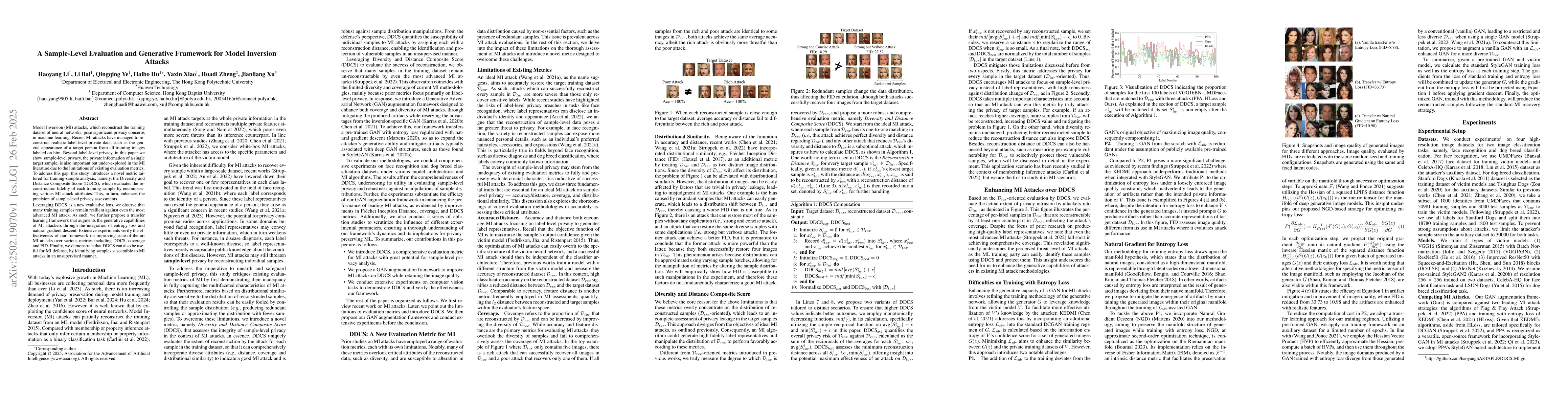 Thumbnail for A Sample-Level Evaluation and Generative Framework for Model Inversion
  Attacks