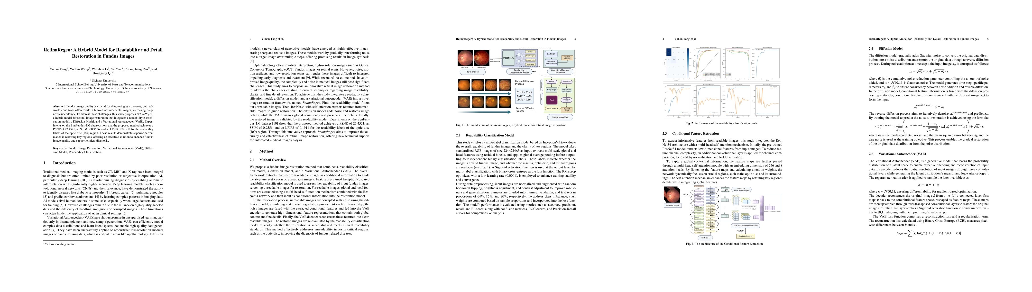 Thumbnail for RetinaRegen: A Hybrid Model for Readability and Detail Restoration in
  Fundus Images