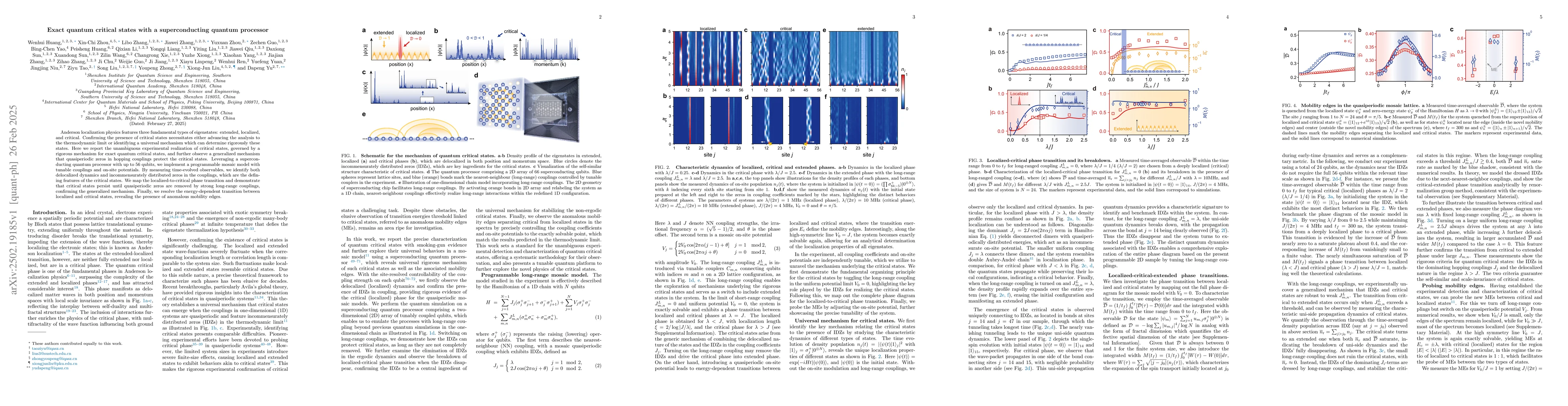 Thumbnail for Exact quantum critical states with a superconducting quantum processor