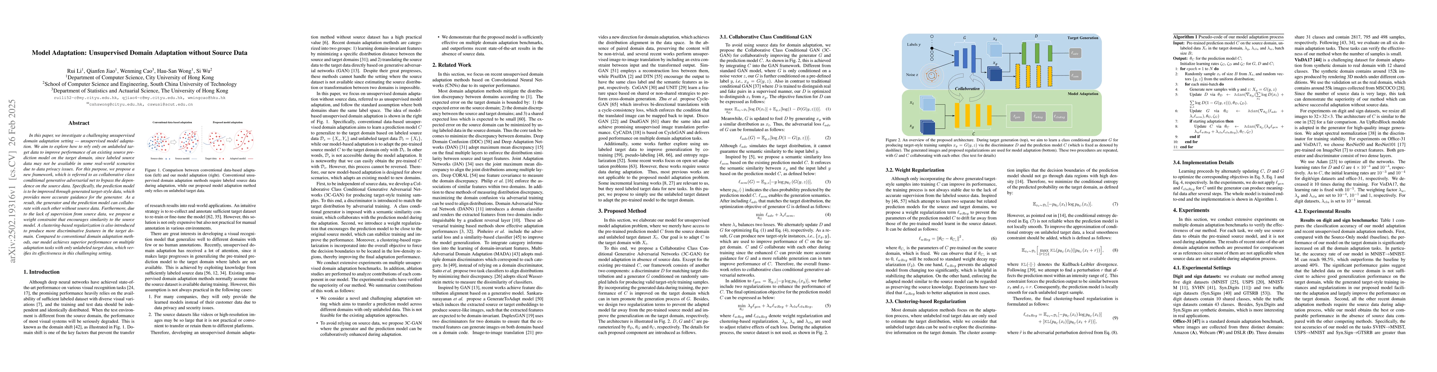 Thumbnail for Model Adaptation: Unsupervised Domain Adaptation without Source Data