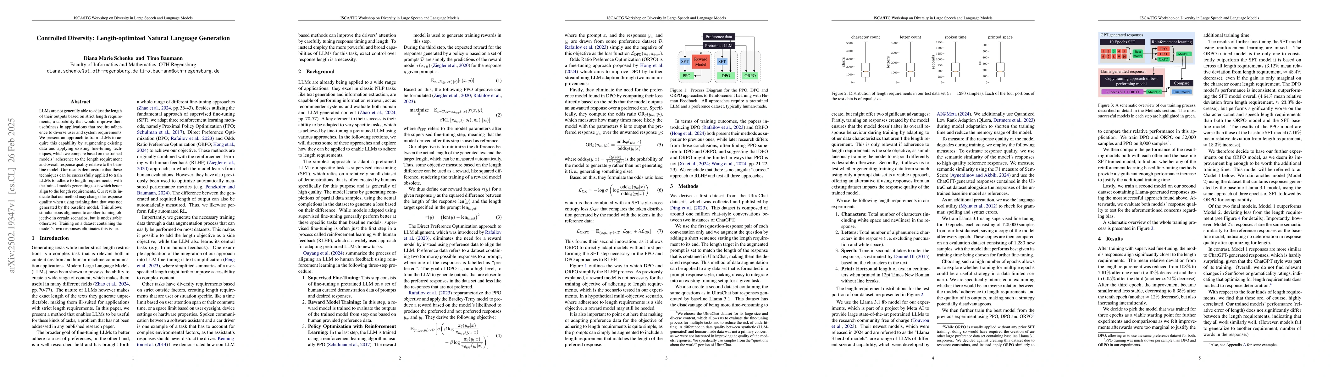Thumbnail for Controlled Diversity: Length-optimized Natural Language Generation