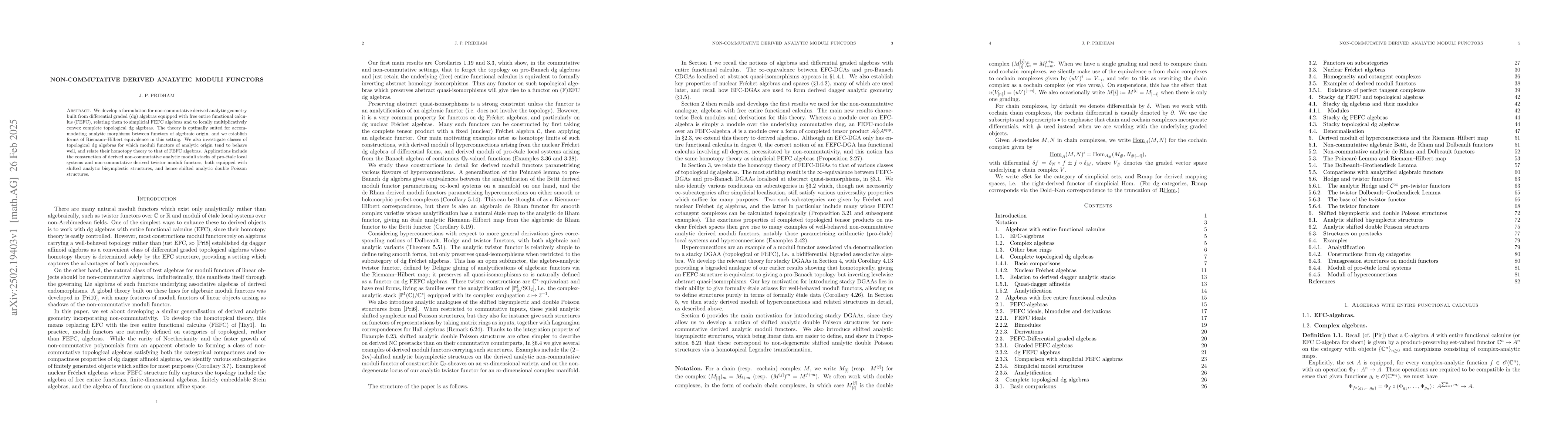Thumbnail for Non-commutative derived analytic moduli functors