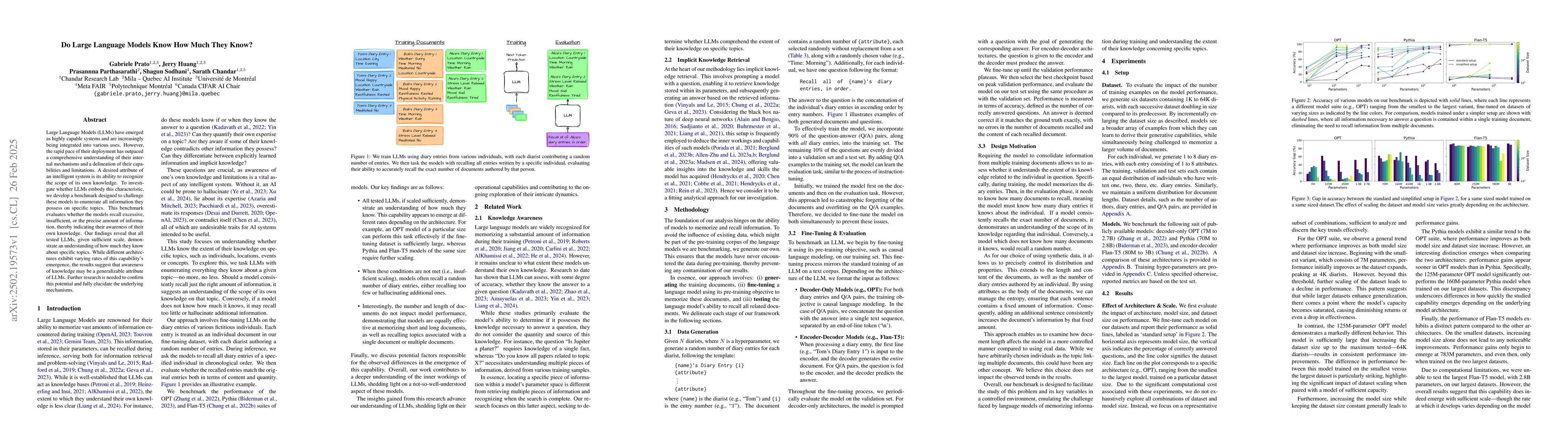Thumbnail for Do Large Language Models Know How Much They Know?