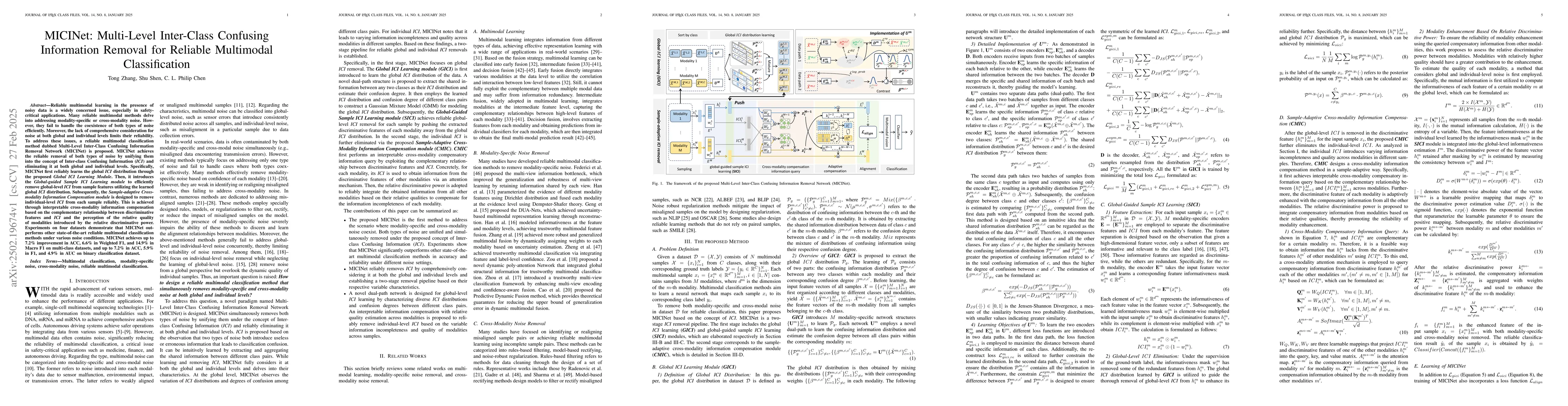 Thumbnail for MICINet: Multi-Level Inter-Class Confusing Information Removal for
  Reliable Multimodal Classification