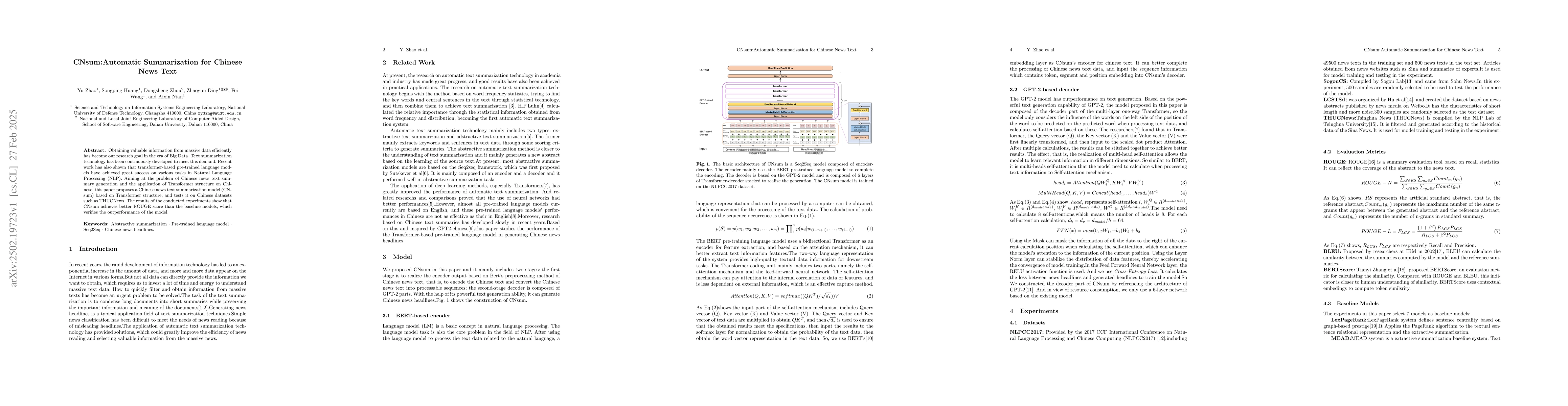 Thumbnail for CNsum:Automatic Summarization for Chinese News Text