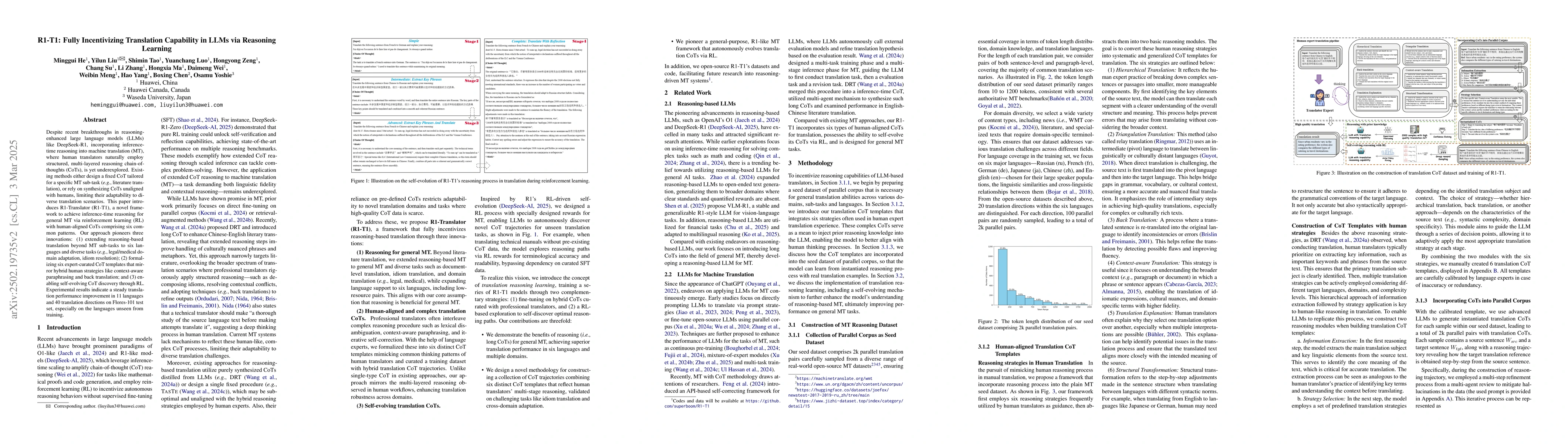 Thumbnail for R1-T1: Fully Incentivizing Translation Capability in LLMs via Reasoning
  Learning