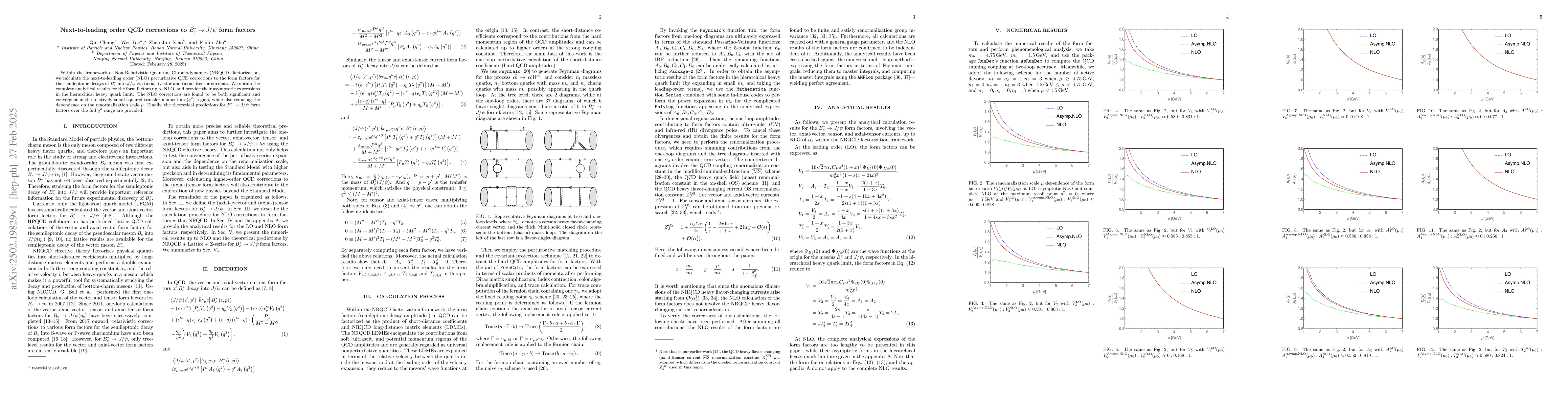 Thumbnail for Next-to-leading order QCD corrections to $B_c^*\to J/ψ$ form factors