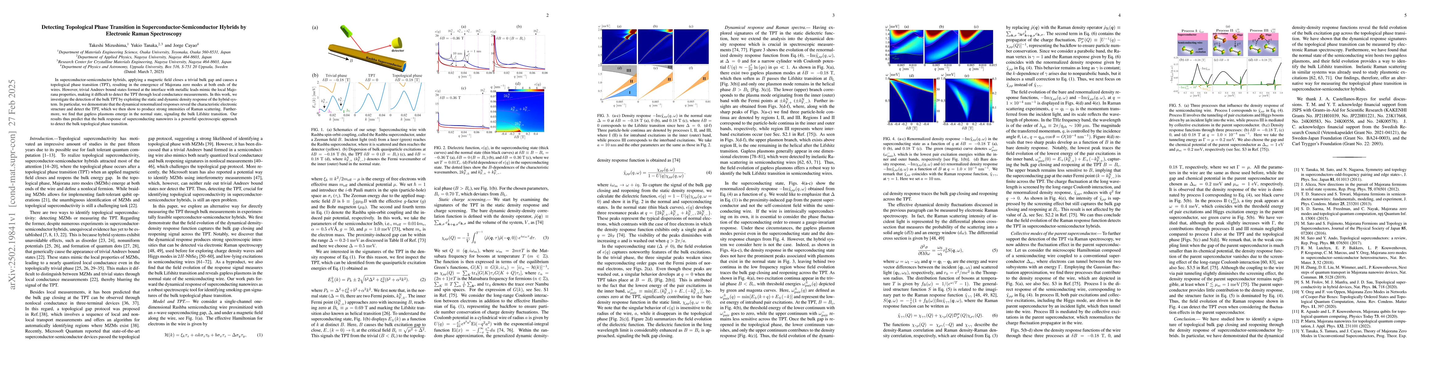 Thumbnail for Detecting Topological Phase Transition in Superconductor-Semiconductor
  Hybrids by Electronic Raman Spectroscopy