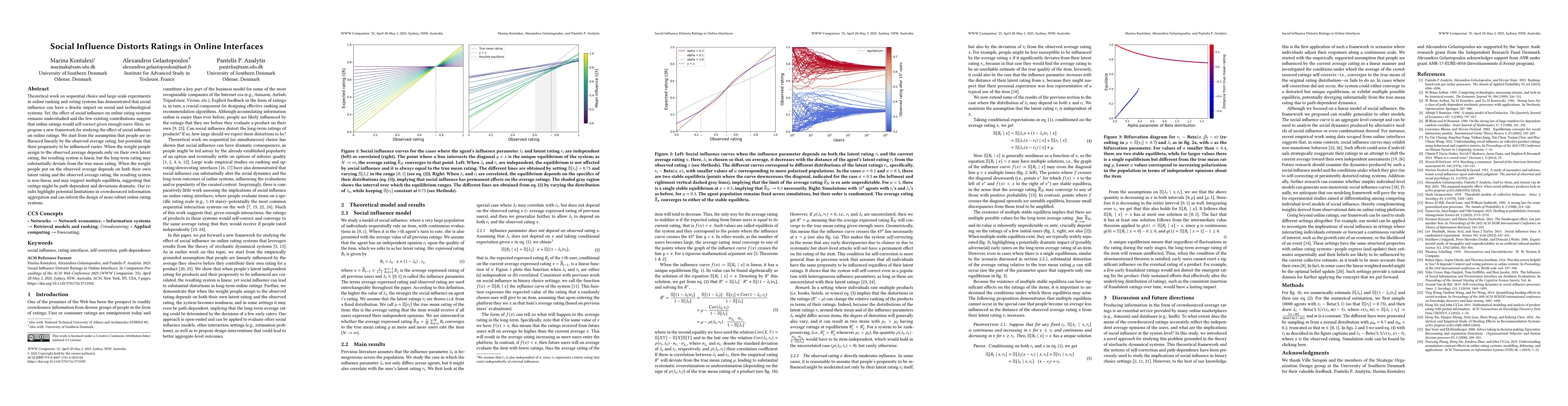 Thumbnail for Social Influence Distorts Ratings in Online Interfaces