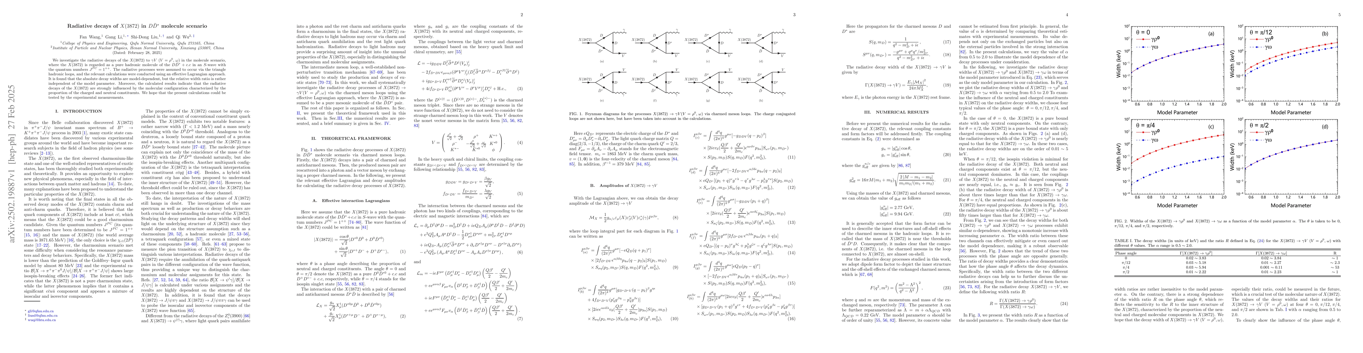 Thumbnail for Radiative decays of $X(3872)$ in $D{\bar D}^*$ molecule scenario