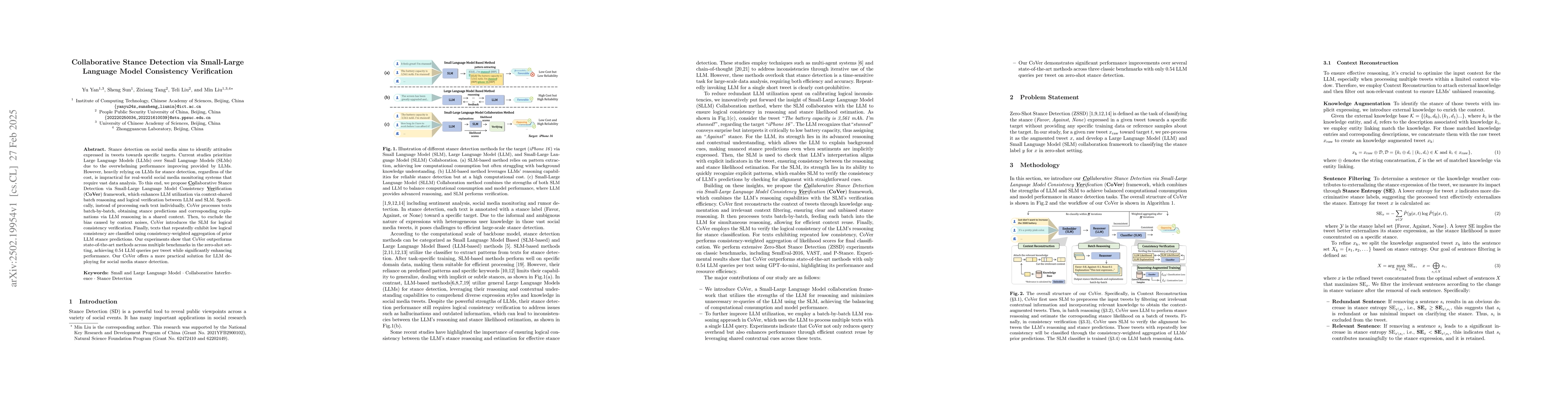 Thumbnail for Collaborative Stance Detection via Small-Large Language Model
  Consistency Verification