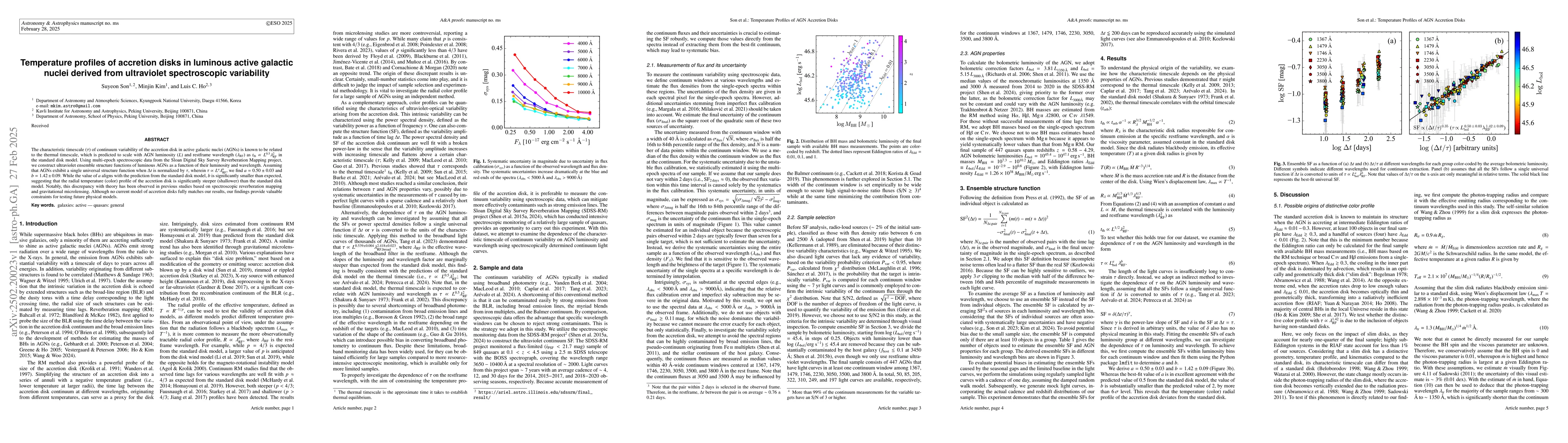 Thumbnail for Temperature Profiles of Accretion Disks in Luminous Active Galactic
  Nuclei derived from Ultraviolet Spectroscopic Variability