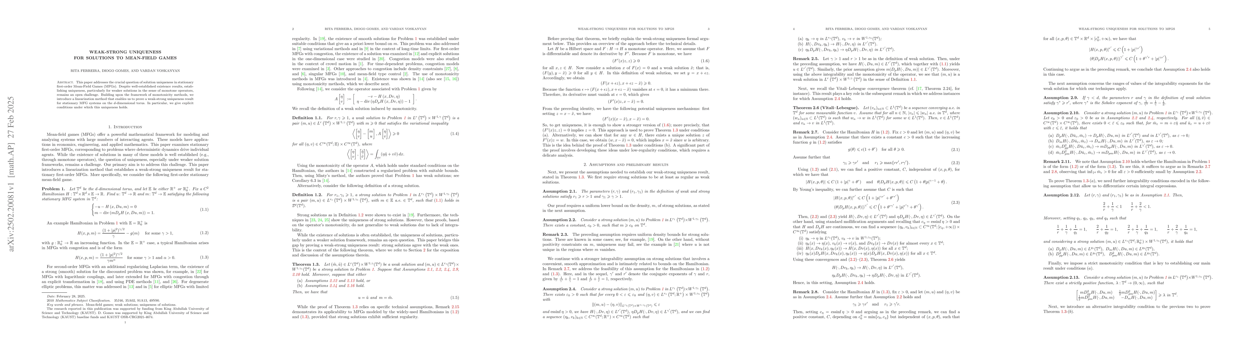 Thumbnail for Weak-strong uniqueness for solutions to mean-field games