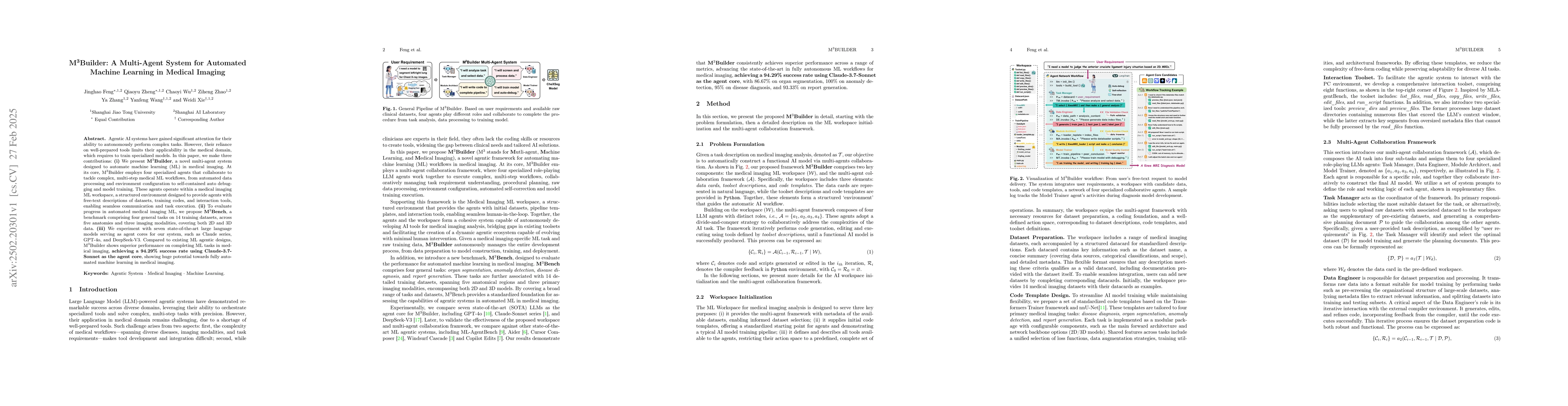 Thumbnail for M^3Builder: A Multi-Agent System for Automated Machine Learning in
  Medical Imaging