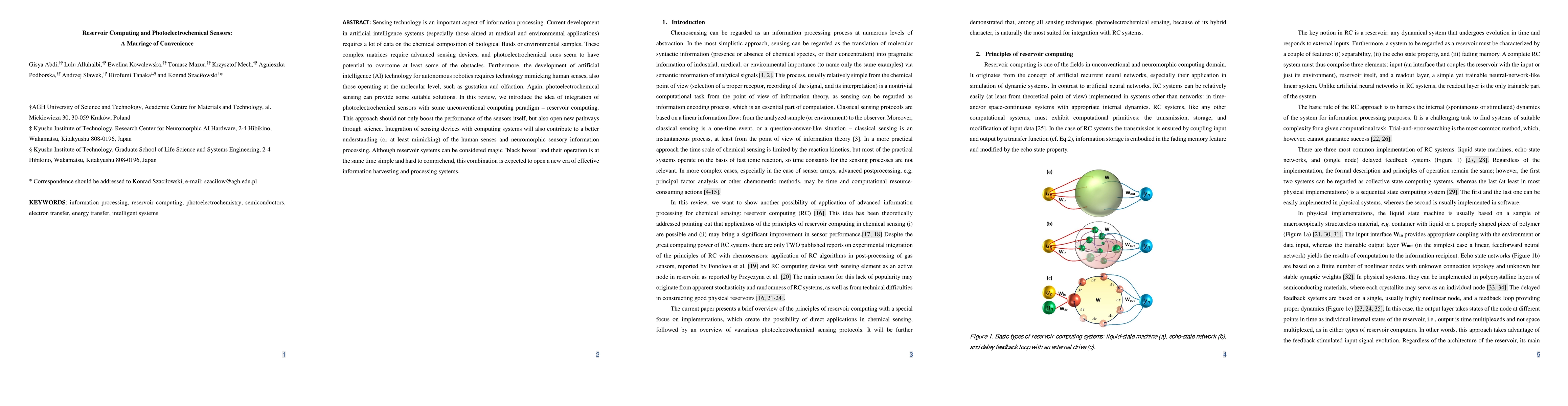 Thumbnail for Reservoir Computing and Photoelectrochemical Sensors: A Marriage of
  Convenience