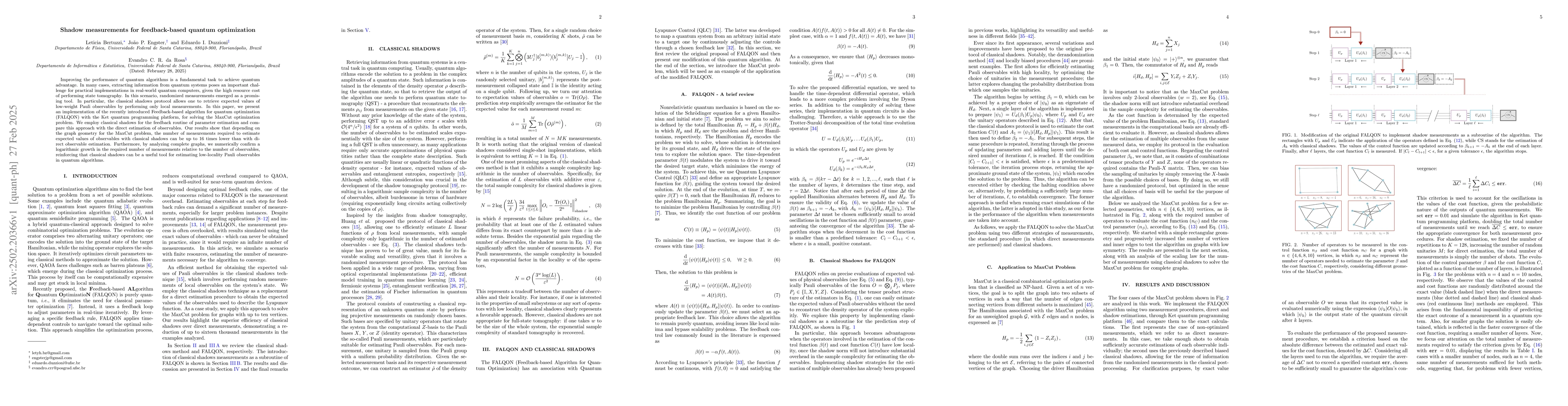 Thumbnail for Shadow measurements for feedback-based quantum optimization
