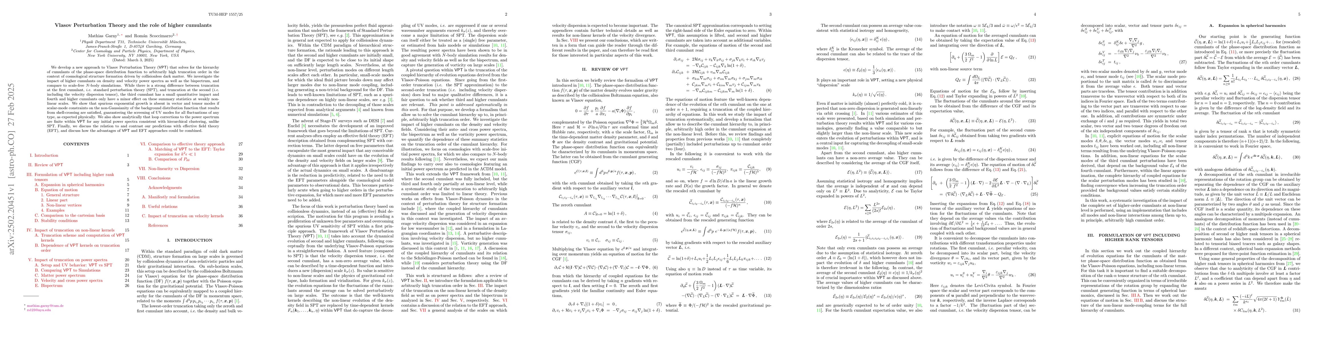 Thumbnail for Vlasov Perturbation Theory and the role of higher cumulants