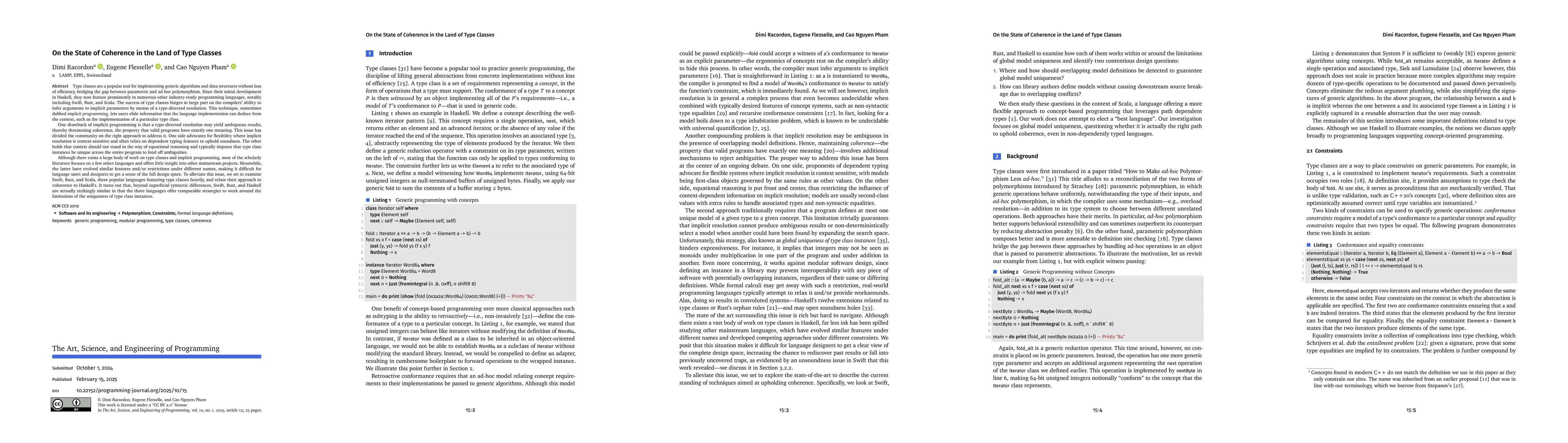 Thumbnail for On the State of Coherence in the Land of Type Classes