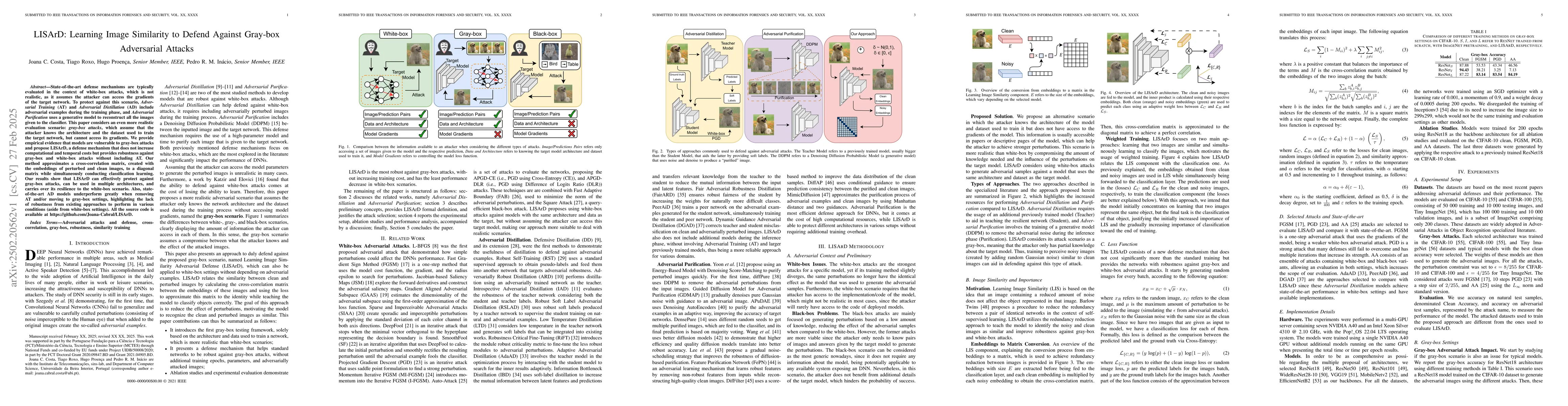 Thumbnail for LISArD: Learning Image Similarity to Defend Against Gray-box Adversarial
  Attacks