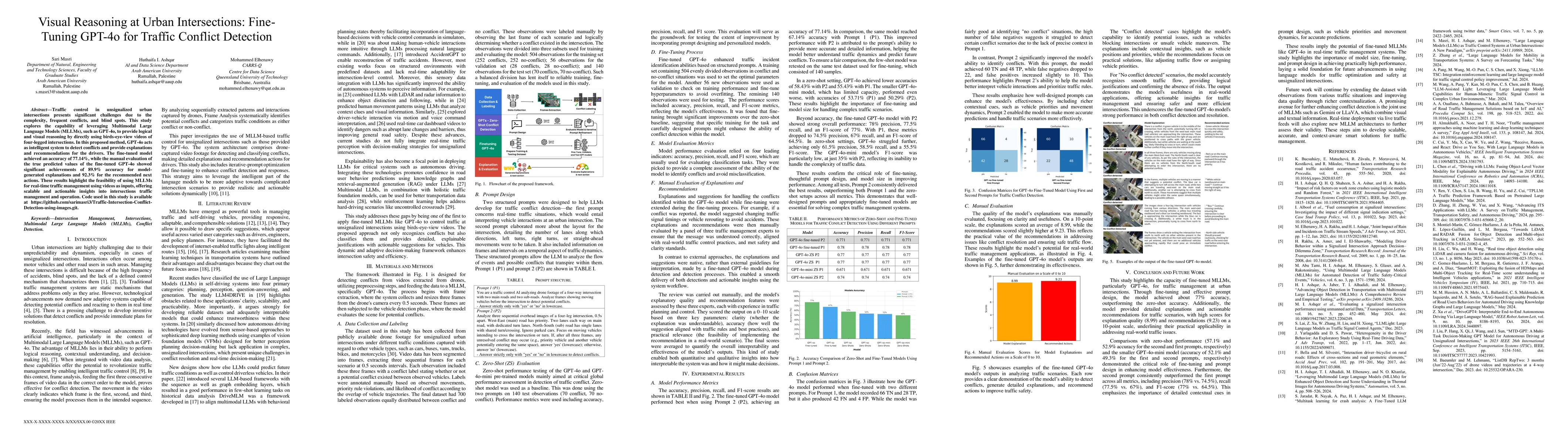 Thumbnail for Visual Reasoning at Urban Intersections: FineTuning GPT-4o for Traffic
  Conflict Detection
