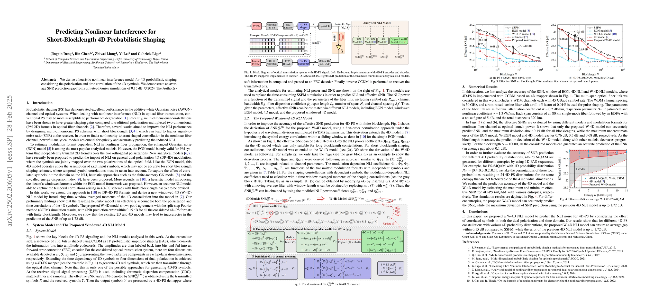 Thumbnail for Predicting Nonlinear Interference for Short-Blocklength 4D Probabilistic
  Shaping