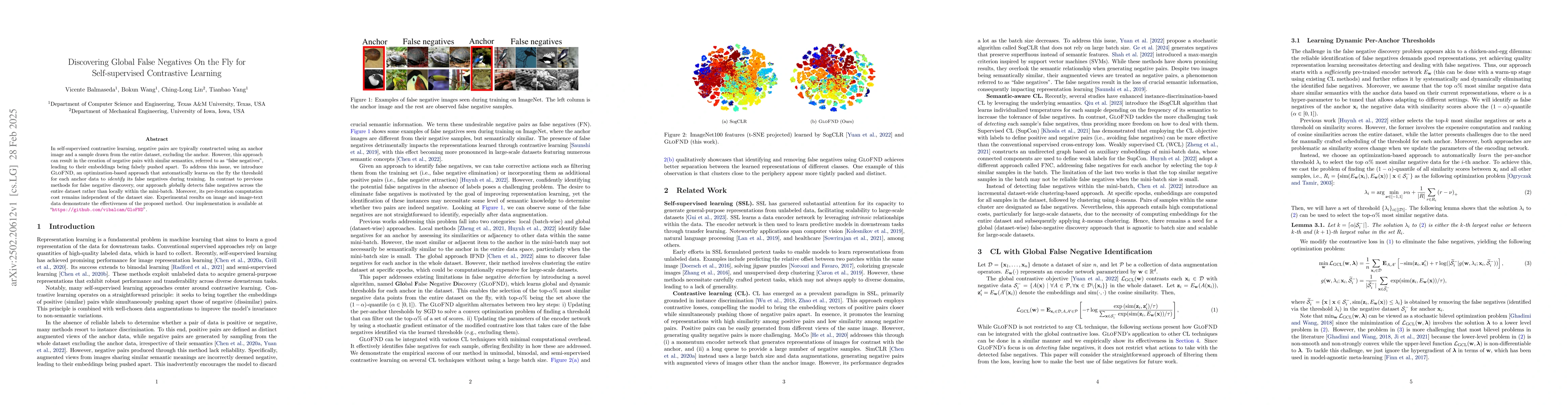 Thumbnail for Discovering Global False Negatives On the Fly for Self-supervised
  Contrastive Learning