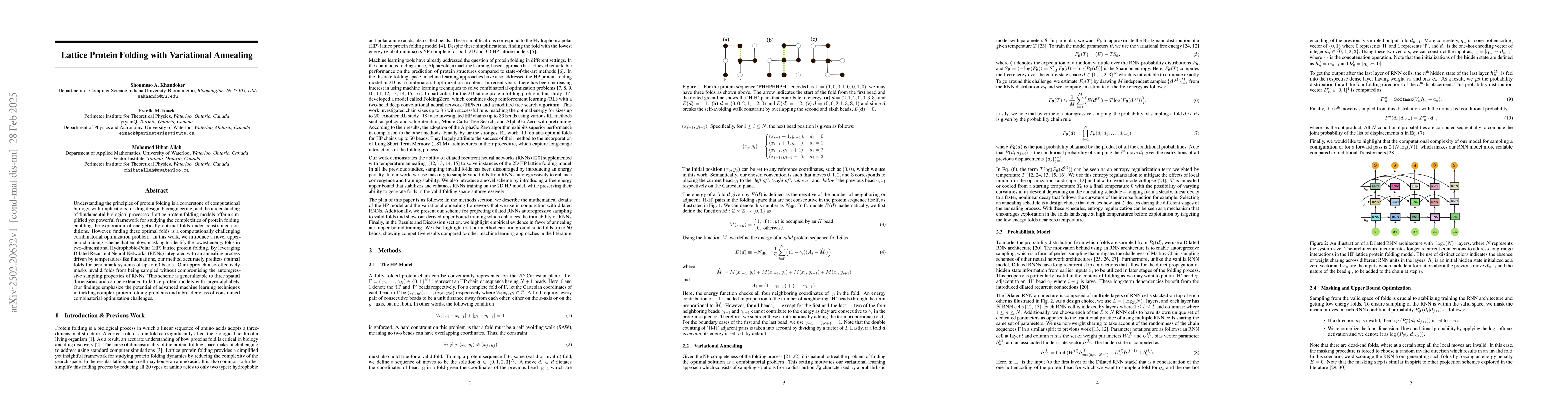 Thumbnail for Lattice Protein Folding with Variational Annealing
