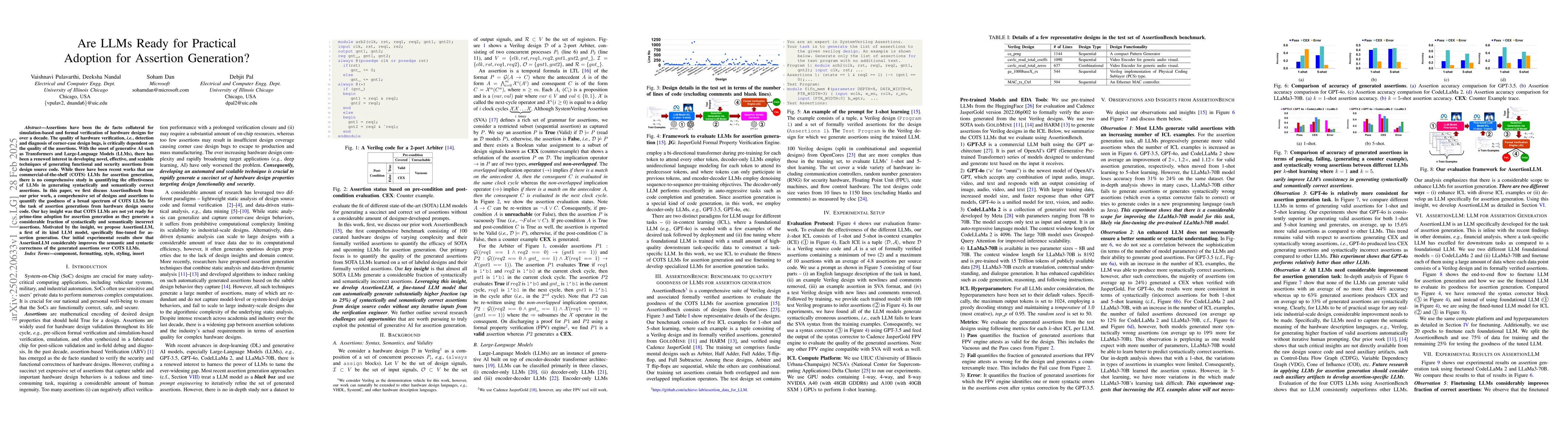 Thumbnail for Are LLMs Ready for Practical Adoption for Assertion Generation?