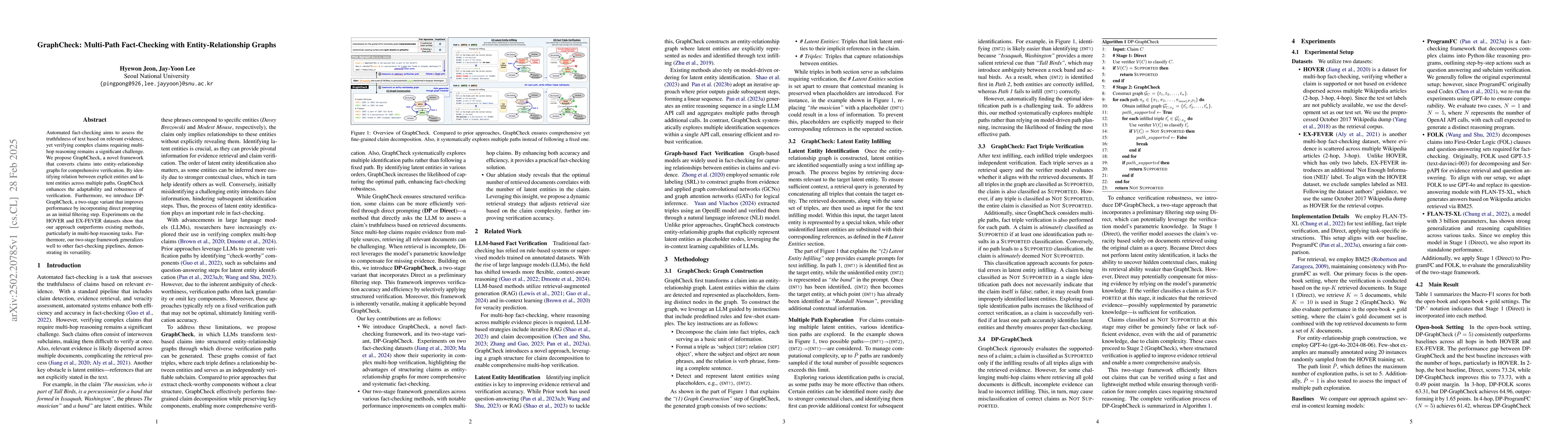 Thumbnail for GraphCheck: Multi-Path Fact-Checking with Entity-Relationship Graphs