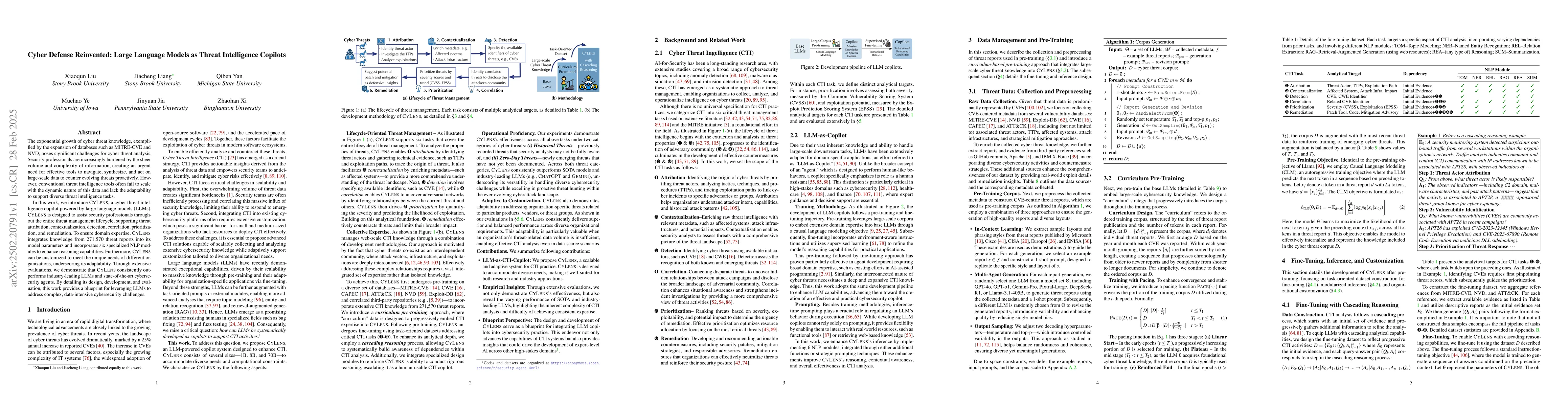 Thumbnail for Cyber Defense Reinvented: Large Language Models as Threat Intelligence
  Copilots