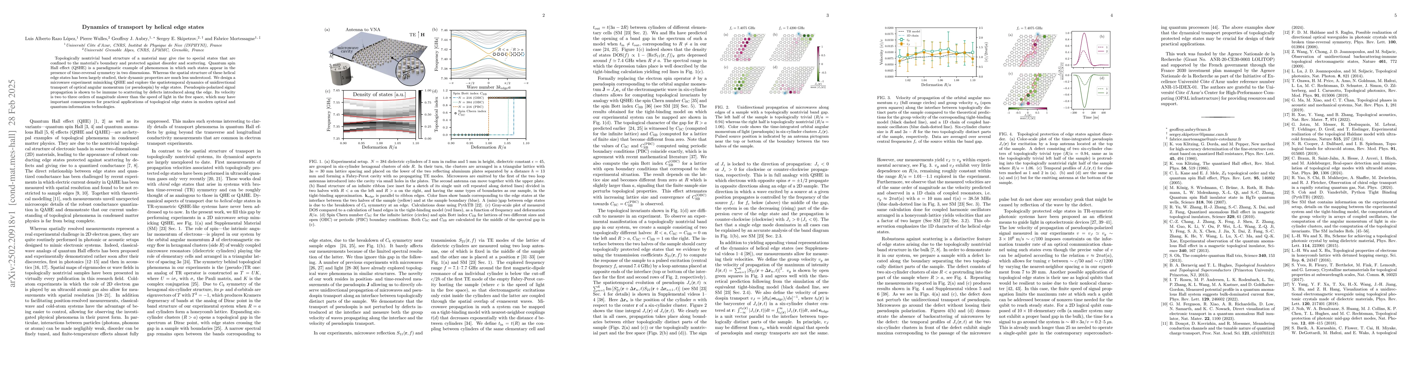 Thumbnail for Dynamics of transport by helical edge states
