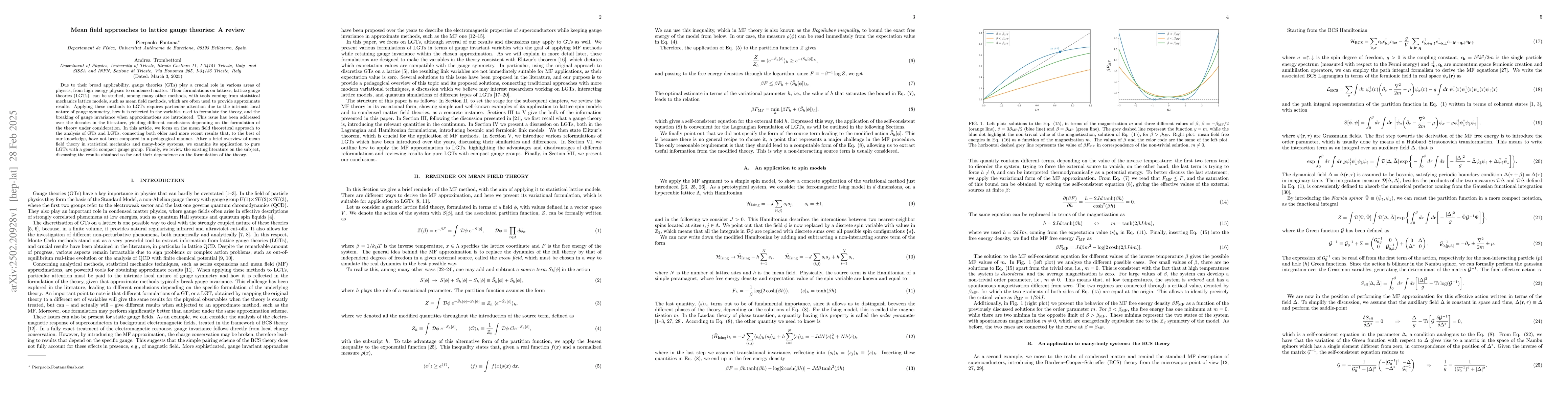 Thumbnail for Mean Field Approaches to Lattice Gauge Theories: A Review