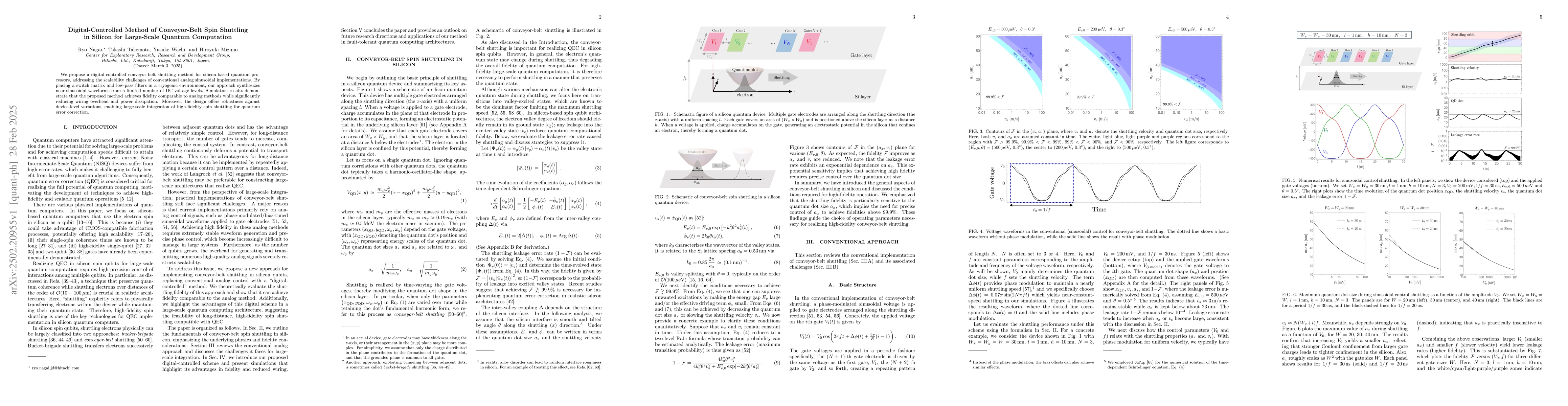 Thumbnail for Digital-Controlled Method of Conveyor-Belt Spin Shuttling in Silicon for
  Large-Scale Quantum Computation