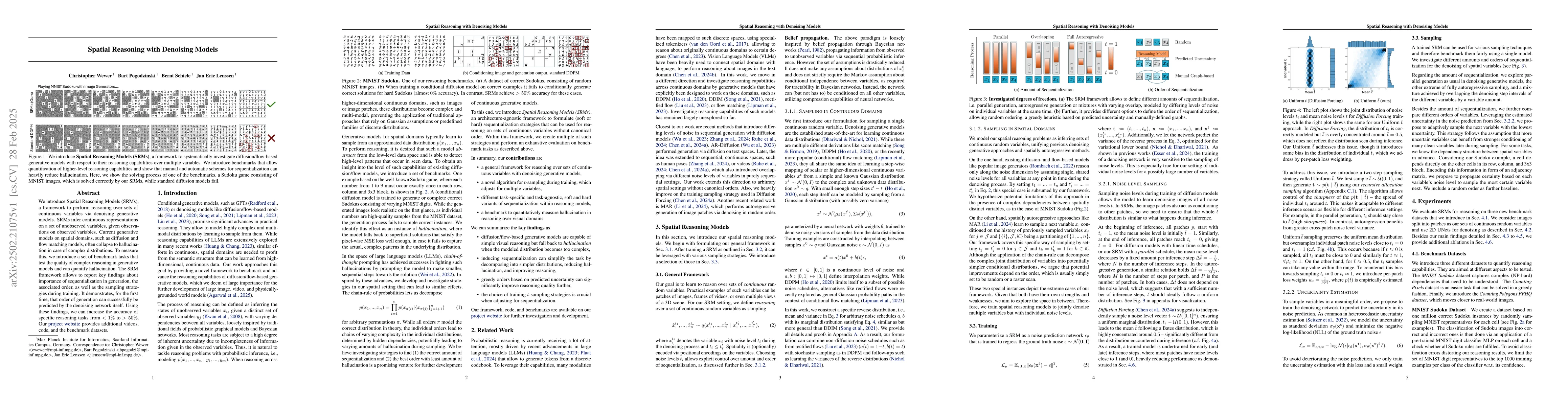 Thumbnail for Spatial Reasoning with Denoising Models
