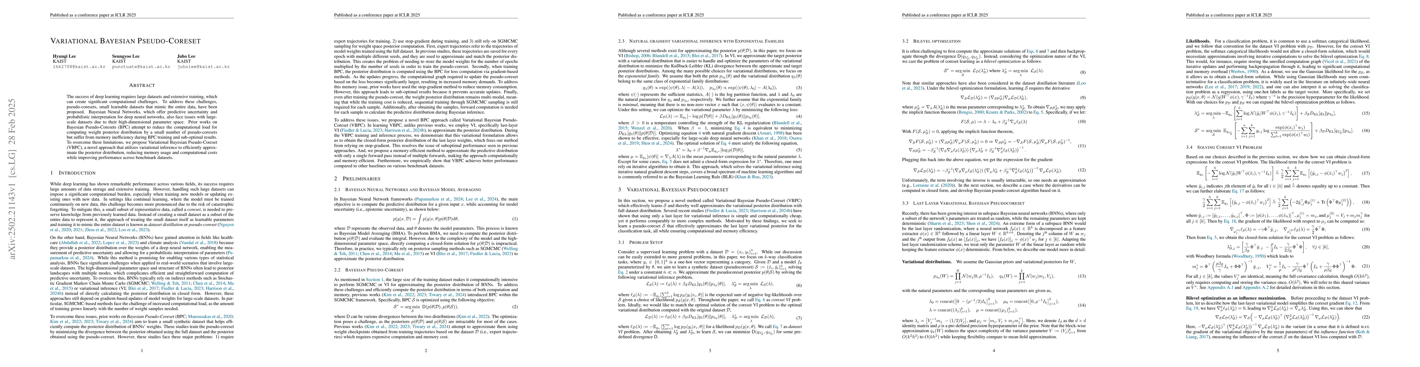 Thumbnail for Variational Bayesian Pseudo-Coreset